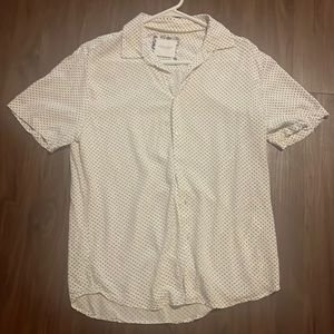 Cactus Man Button Up Short-sleeve Tee